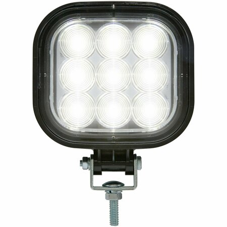 OPTRONICS 9-Led Square Lightweight Work Light With Flood Beam; 324 Lumens TLL50FBP